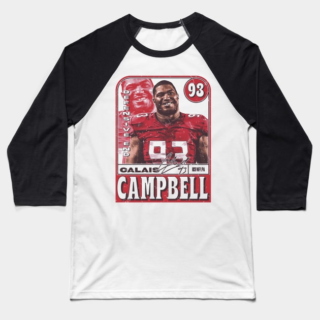 Calais Campbell Atlanta Card Baseball T-Shirt by ClarityMacaws